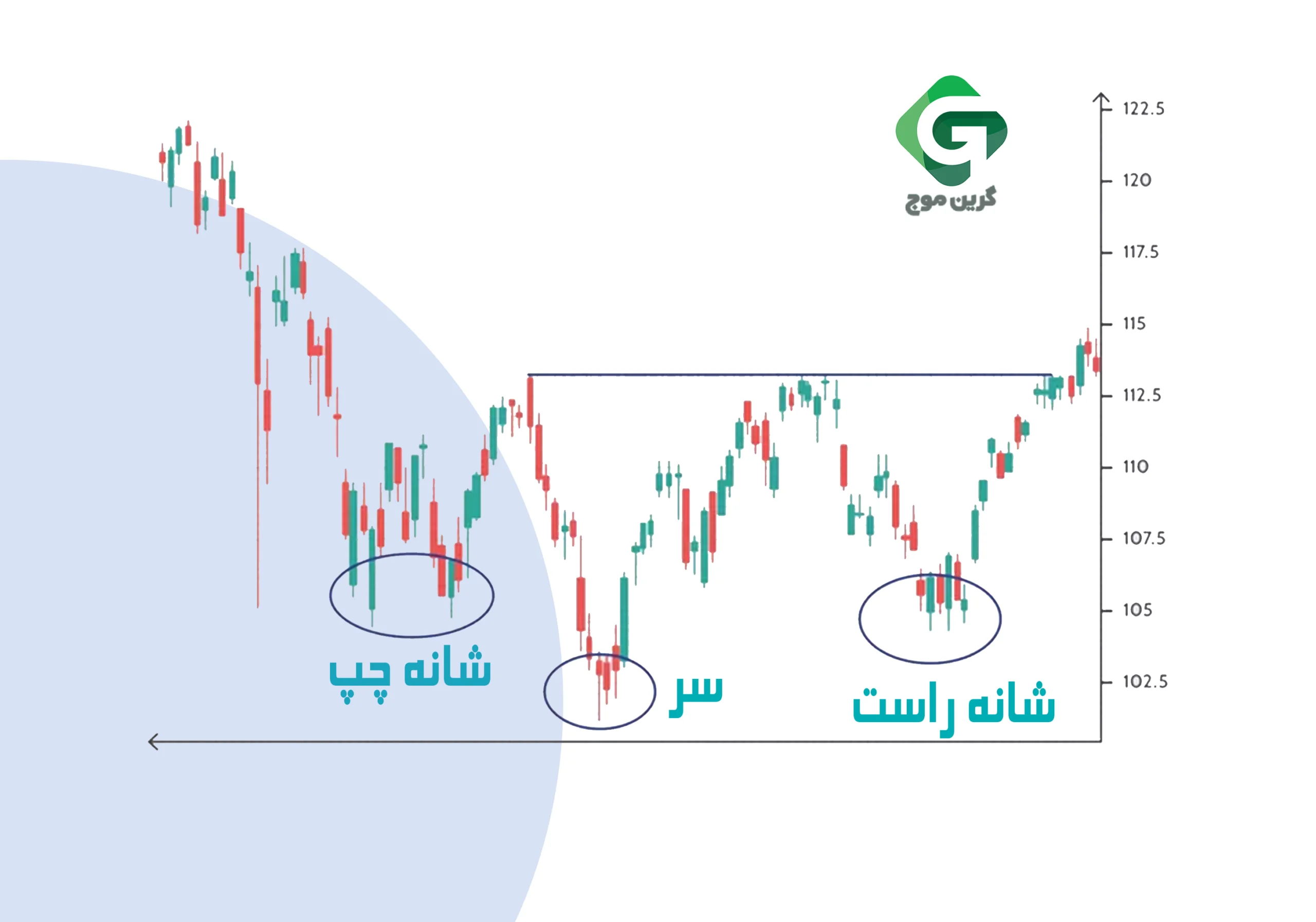 الگوی سر و شانه چگونه به نظر می رسد؟