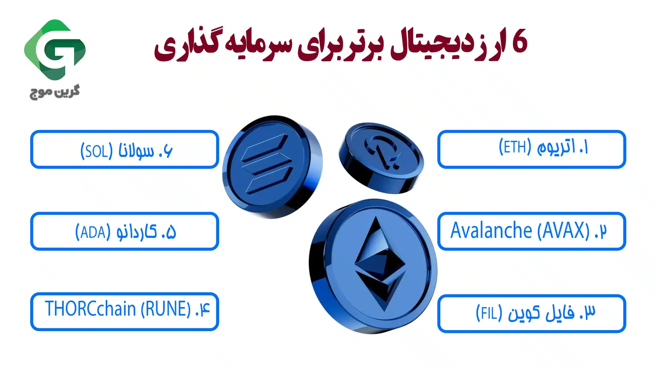 6 ارز دیجیتال برای سرمایه گذاری در سال 2024 2 مروری بر بهترین کریپتوها برای نگه داشتن سودهای بلند مدت