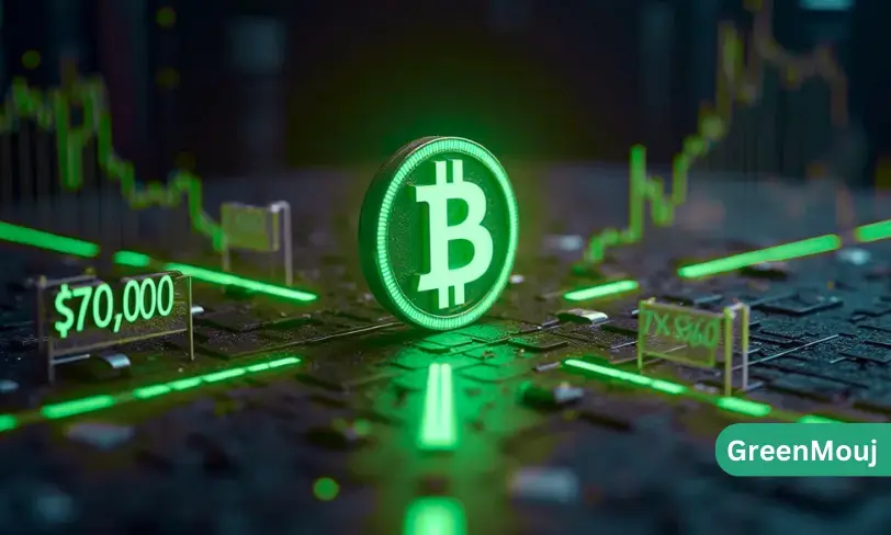 بیت کوین تا 70 هزار دلار باید اصلاح کند!!