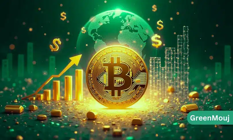 بیت کوین های بیشتری از طلا جا به جا شده