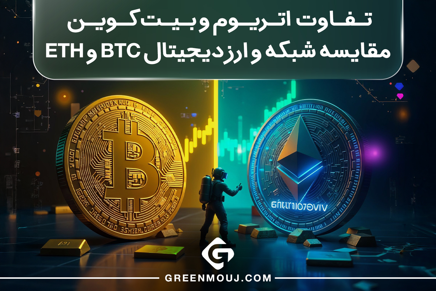اتریوم و بیت کوین