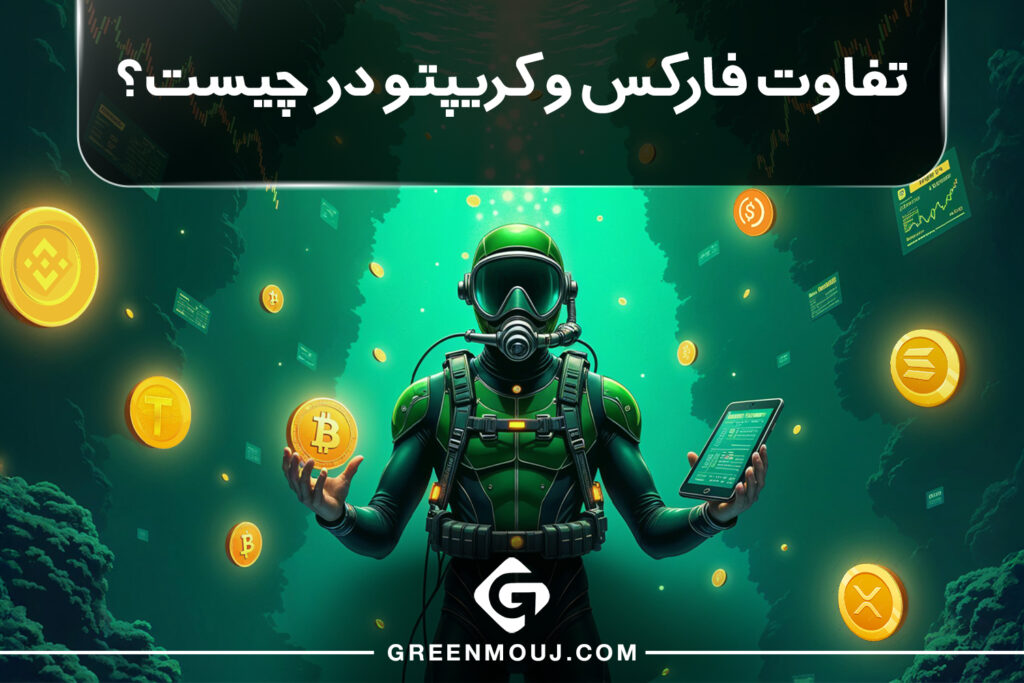 تفاوت فارکس و کریپتو