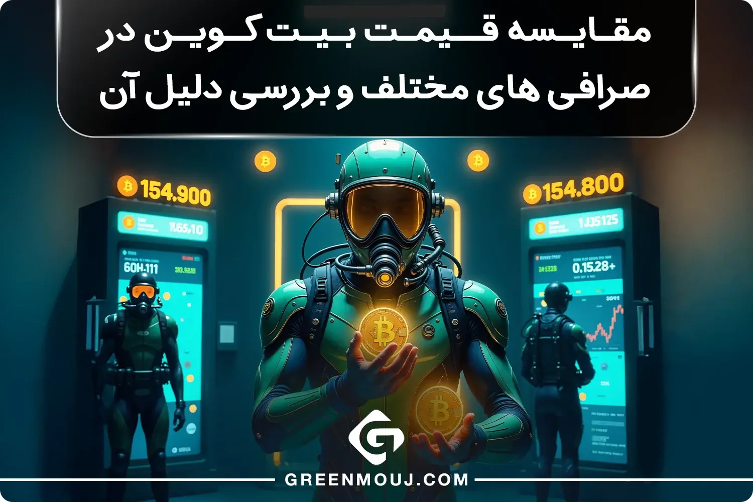 مقایسه قیمت بیت کوین در صرافی های مختلف و بررسی دلیل آن