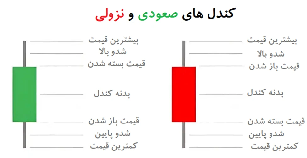 آموزش تحلیل تکنیکال ارز دیجیتال | از صفر تا صد به صورت جامع 1 ساختار کندل