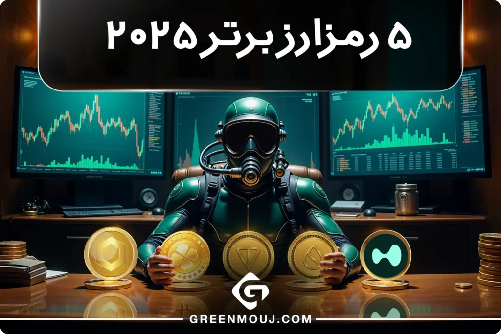 5 رمزارز آینده دار که نباید در پرتفوی 2025 شما غایب باشند!