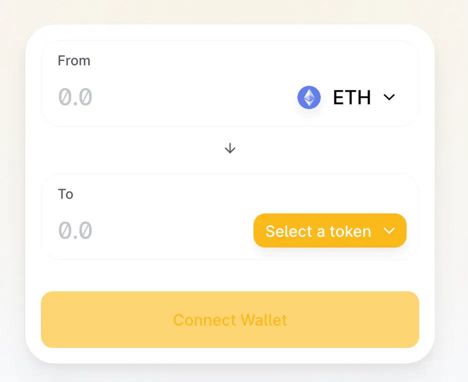 آموزش ترید در صرافی غیرمتمرکز از اتصال کیف پول تا برداشت سود 2 انتخاب جفتارز و تعیین مقدار معامله