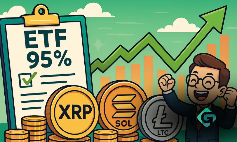 احتمال تأیید ETF اسپات ریپل، سولانا و لایت‌کوین به ۹۵٪ رسید!