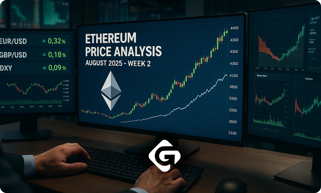 تحلیل بازار ارز دیجیتال | هفته دوم آگوست 2025 1 تحلیل روند قیمتی اتریوم در هفته دوم آگوست 2025