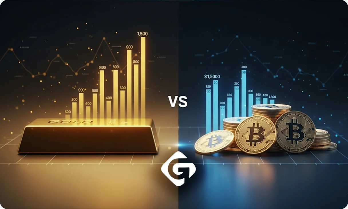 بیت کوین (BTC) در برابر طلا | تحلیل شکاف قیمتی و عوامل کلیدی 1 تحلیل ارزش بازار بیت کوین و فاصله آن با طلا