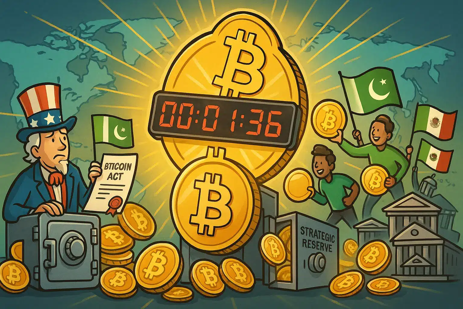 شمارش معکوس پذیرش دولتی بیت کوین جدی تر شد