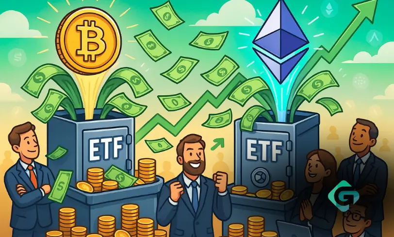 رشد چشمگیر ETFهای اسپات بیت کوین و اتریوم