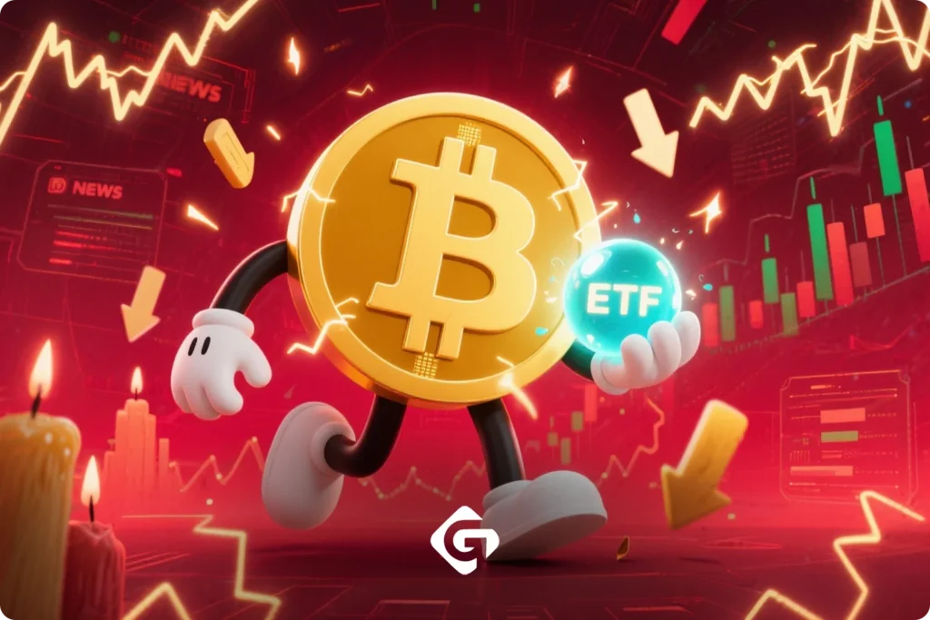 خروج ۱.۲ میلیارد دلاری از ETF بیت کوین در آمریکا