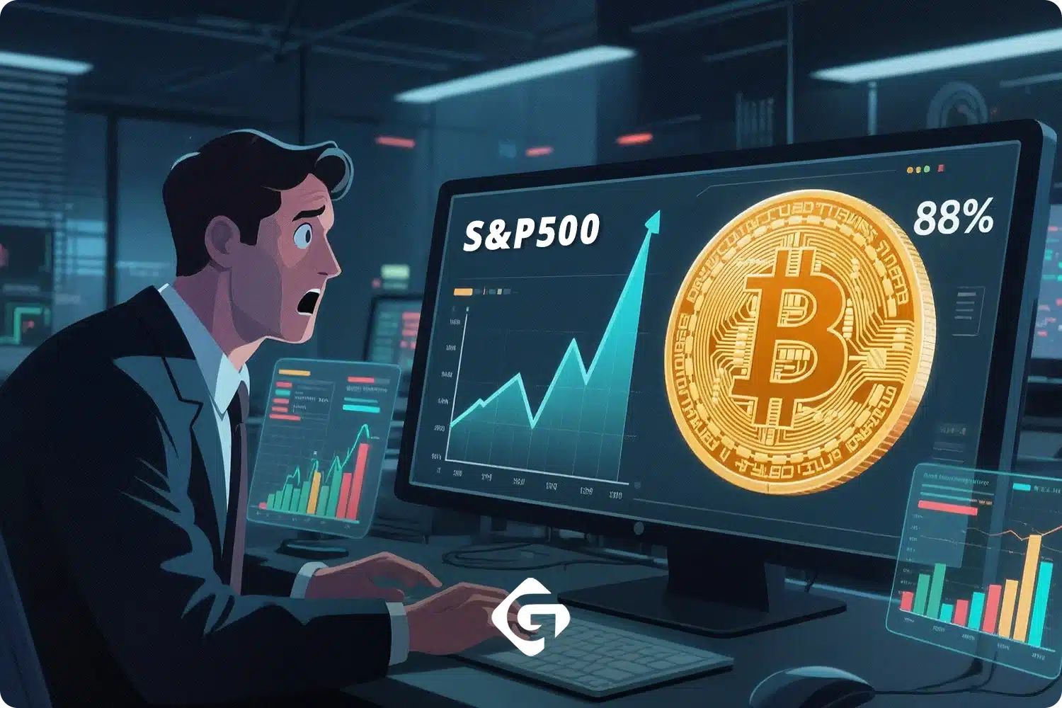 بیت‌ کوین بازدهی بالاتر از S&P 500 را ثبت کرد