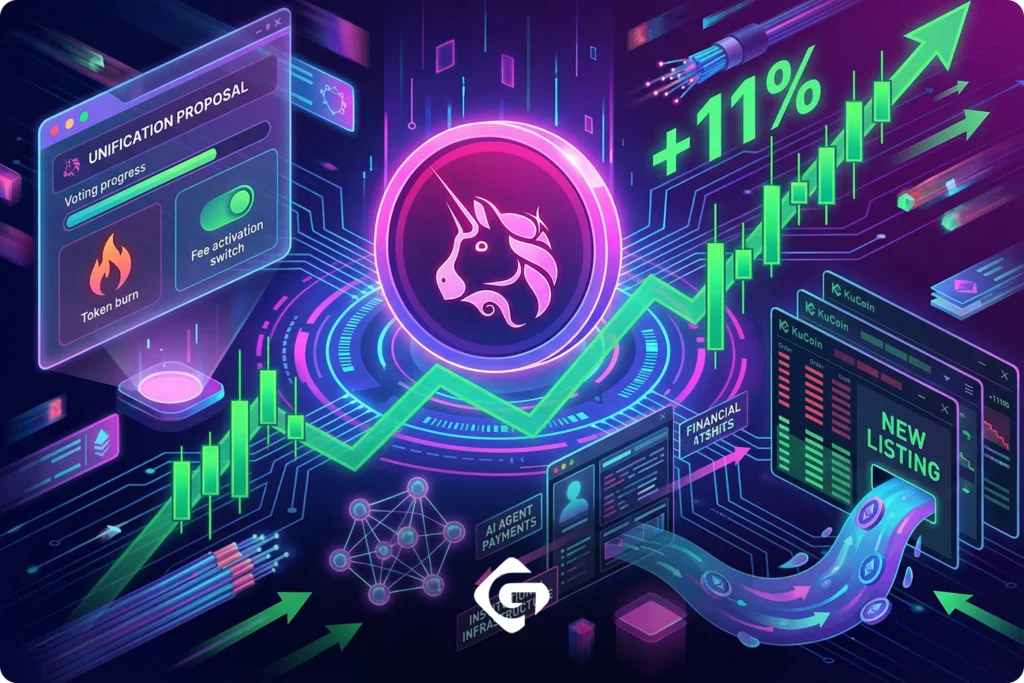 رشد قیمت یونی سواپ UNI با سه محرک کلیدی بازار